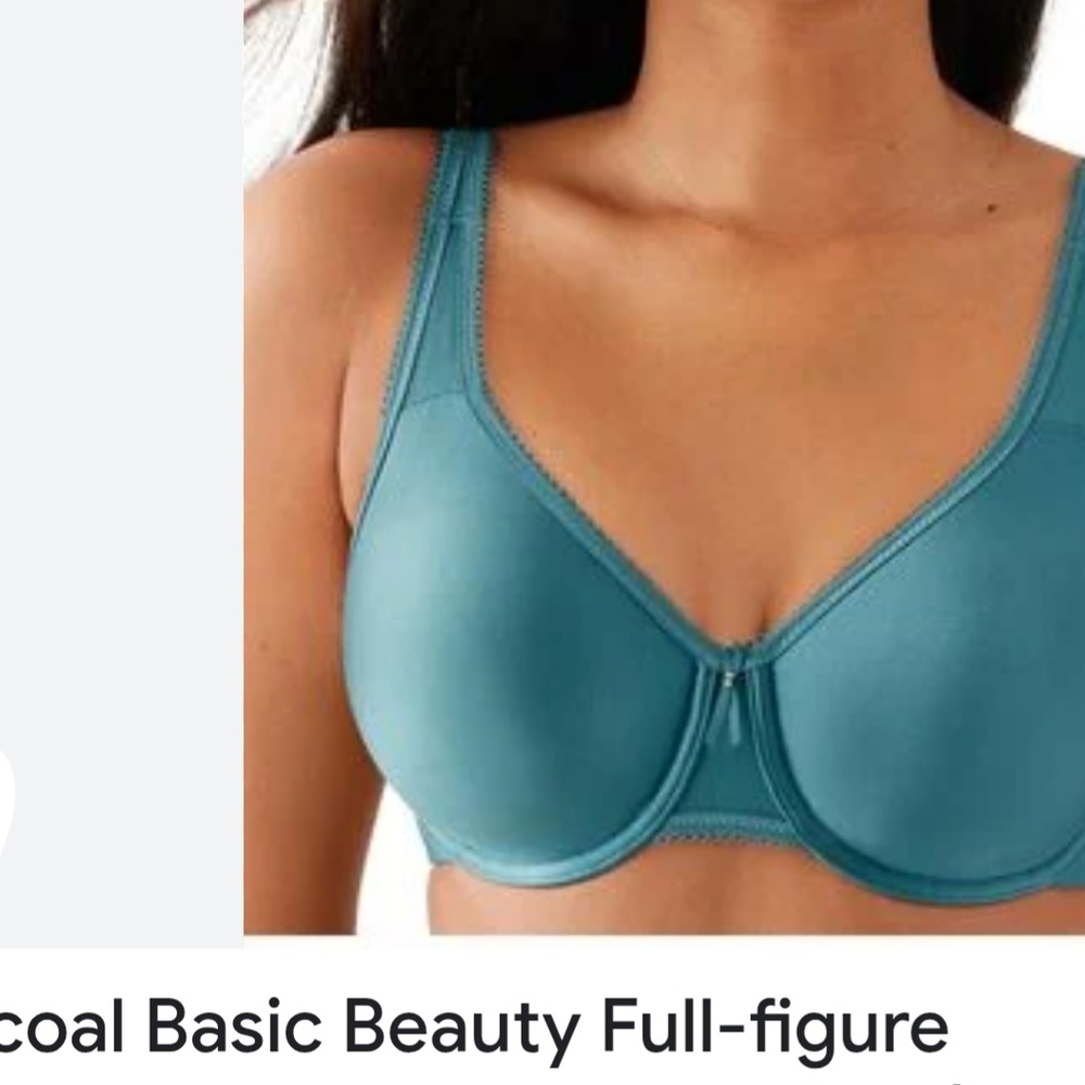 Wacoal Blue Full-Coverage Bra Intimates & Sleepwear